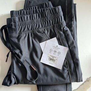 NWT Cherokee pewter grey XSP contemporary scrub pants